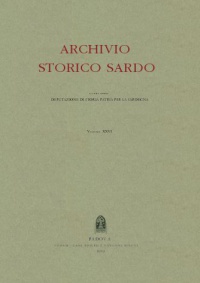 Archivio Storico Sardo - Volume n. XXVI - Deputazione di Storia Patria per la Sardegna 